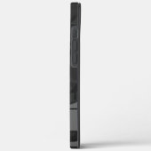 Gray Camouflage Monogram Case-Mate iPhone Hülle (Rückseite / Links)