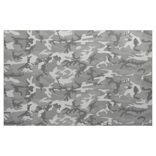 Gray Camouflage Mountain/Snow/Grau Camouflage Fabr Stoff (Fat Quarter (45,7 x 55,9 cm))