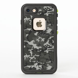 Gray Camouflage Pattern, militärisches Muster, Arm