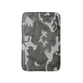 Gray Camouflage Pattern, militärisches Muster, Arm Badematte (Vorderseite Vertikal)