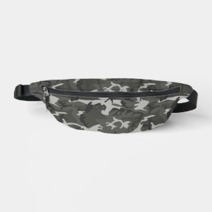 Gray Camouflage Pattern, militärisches Muster, Arm Bauchtasche