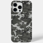 Gray Camouflage Pattern, militärisches Muster, Arm Case-Mate iPhone Hülle (Rückseite)