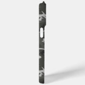 Gray Camouflage Pattern, militärisches Muster, Arm Case-Mate iPhone Hülle (Rückseite / Rechts)