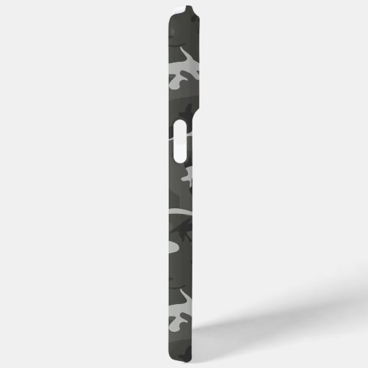Gray Camouflage Pattern, militärisches Muster, Arm Case-Mate iPhone Hülle (Rückseite / Rechts)