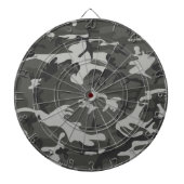 Gray Camouflage Pattern, militärisches Muster, Arm Dartscheibe (vorne)