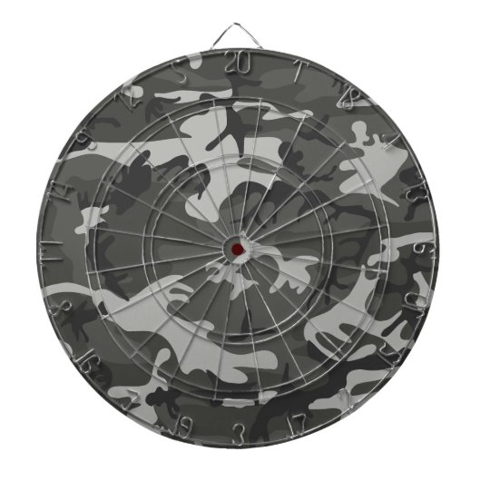 Gray Camouflage Pattern, militärisches Muster, Arm Dartscheibe (vorne)