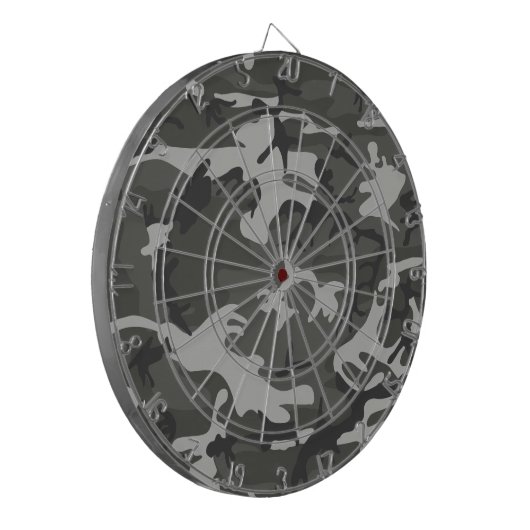 Gray Camouflage Pattern, militärisches Muster, Arm Dartscheibe (Vorderseite Links)