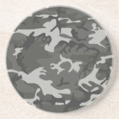 Gray Camouflage Pattern, militärisches Muster, Arm Getränkeuntersetzer (Vorne)