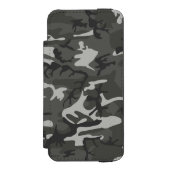 Gray Camouflage Pattern, militärisches Muster, Arm Incipio iPhone Geldbeutel-Hülle (Folio Vorderseite)
