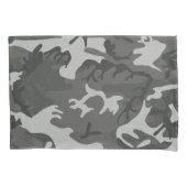 Gray Camouflage Pattern, militärisches Muster, Arm Kissenbezug (Vorderseite)