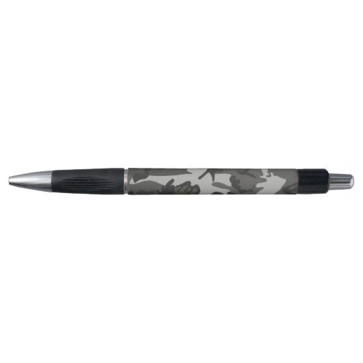 Gray Camouflage Pattern, militärisches Muster, Arm Kugelschreiber (Vorderseite)