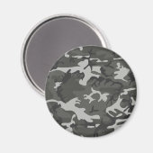 Gray Camouflage Pattern, militärisches Muster, Arm Magnet (Vorderseite/Rückseite)