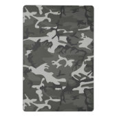Gray Camouflage Pattern, militärisches Muster, Arm Mini Klemmbrett (Rückseite)