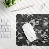 Gray Camouflage Pattern, militärisches Muster, Arm Mousepad
