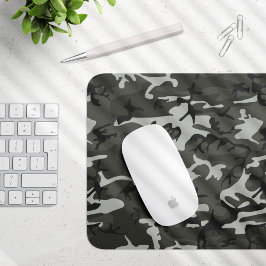 Gray Camouflage Pattern, militärisches Muster, Arm Mousepad