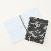 Gray Camouflage Pattern, militärisches Muster, Arm Notizblock (Innenseite)