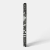 Gray Camouflage Pattern, militärisches Muster, Arm Samsung Galaxy Hülle (Linke Seite)