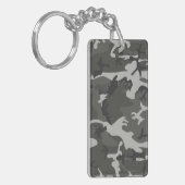 Gray Camouflage Pattern, militärisches Muster, Arm Schlüsselanhänger (Vorderseite links)