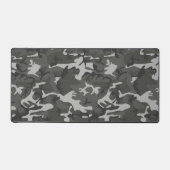 Gray Camouflage Pattern, militärisches Muster, Arm Schreibtischunterlage (Vorderseite)