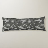 Gray Camouflage Pattern, militärisches Muster, Arm Seitenschläferkissen (Rückseite)