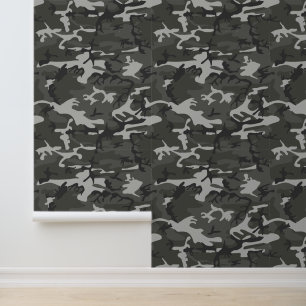 Gray Camouflage Pattern, militärisches Muster, Arm Tapete