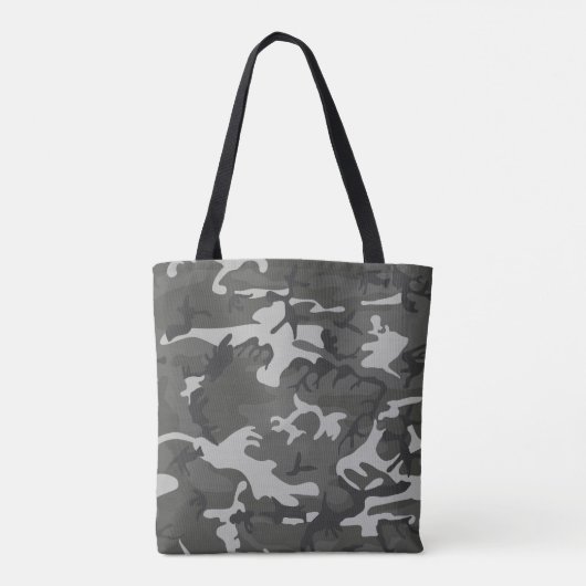 Gray Camouflage Pattern, militärisches Muster, Arm Tasche (Rückseite)