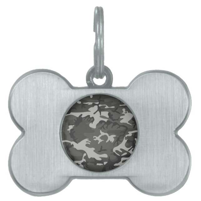Gray Camouflage Pattern, militärisches Muster, Arm Tiermarke (Vorderseite)