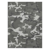 Gray Camouflage Pattern, militärisches Muster, Arm Tischdecke (Vorderseite)