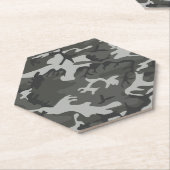 Gray Camouflage Pattern, militärisches Muster, Arm Untersetzer (angewinkelt)