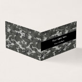 Gray Camouflage Pattern, militärisches Muster, Arm Visitenkarten (Vorderseite)