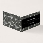 Gray Camouflage Pattern, militärisches Muster, Arm Visitenkarten (Vorderseite)