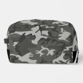 Gray Camouflage Pattern, militärisches Muster, Arm Waschbeutel (Vorderseite)