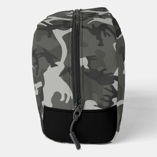 Gray Camouflage Pattern, militärisches Muster, Arm Waschbeutel (Rechts)