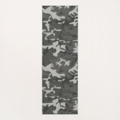 Gray Camouflage Pattern, militärisches Muster, Arm Yogamatte (Rückseite)