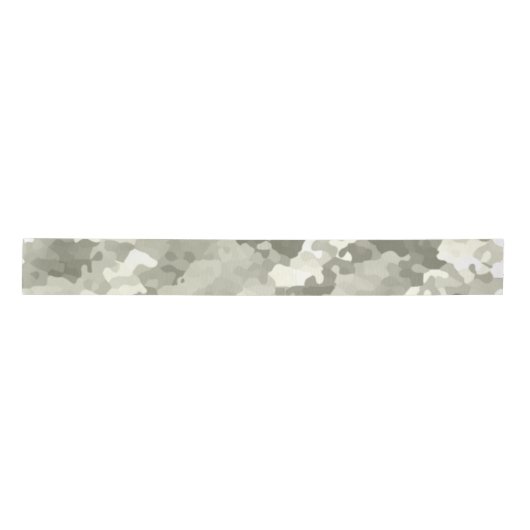 Gray Camouflage Pattern Satinband (Vorderseite)