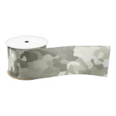 Gray Camouflage Pattern Satinband (Spule)