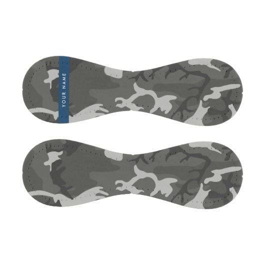 Gray Camouflage Pattern, Your name, Personalize Baseball (Paneele)