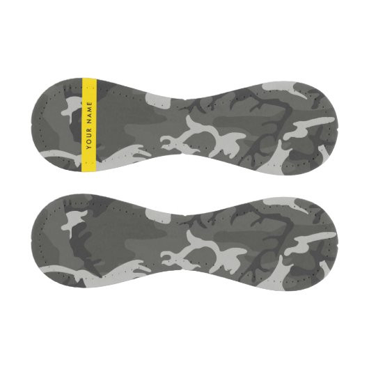 Gray Camouflage Pattern, Your name, Personalize Baseball (Paneele)