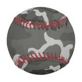 Gray Camouflage Pattern, Your name, Personalize Baseball (Vorderseite)