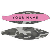Gray Camouflage Pattern, Your name, Personalize Basketball (Panele)