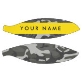 Gray Camouflage Pattern, Your name, Personalize Basketball (Panele)