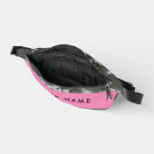 Gray Camouflage Pattern, Your name, Personalize Bauchtasche (Offen)