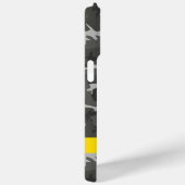 Gray Camouflage Pattern, Your name, Personalize Case-Mate iPhone Hülle (Rückseite / Rechts)