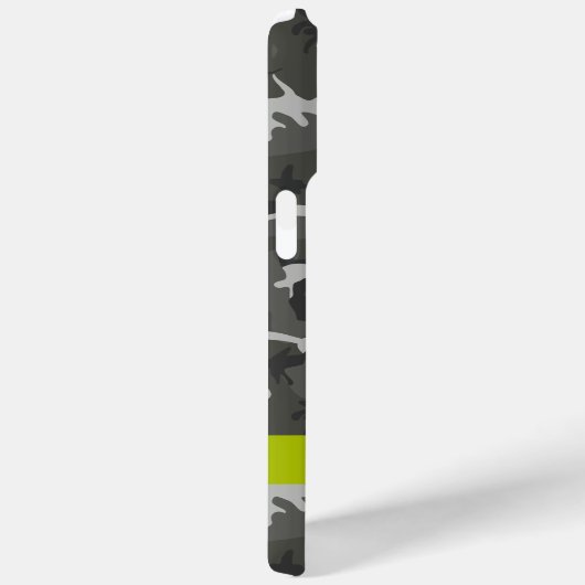 Gray Camouflage Pattern, Your name, Personalize Case-Mate iPhone Hülle (Rückseite / Rechts)