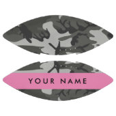 Gray Camouflage Pattern, Your name, Personalize Football (Paneele)