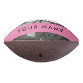 Gray Camouflage Pattern, Your name, Personalize Football (Gedreht 270)