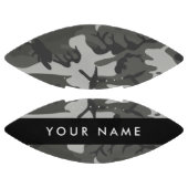 Gray Camouflage Pattern, Your name, Personalize Football (Paneele)
