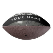 Gray Camouflage Pattern, Your name, Personalize Football (Gedreht 270)