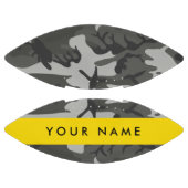 Gray Camouflage Pattern, Your name, Personalize Football (Paneele)
