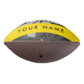 Gray Camouflage Pattern, Your name, Personalize Football (Gedreht 270)